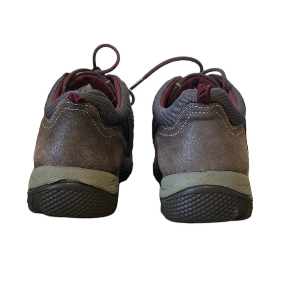 BASS Shoe Women's Size 8 W Brown Mcnally Hiking Leather Sneaker Bowling Style - Picture 6 of 10